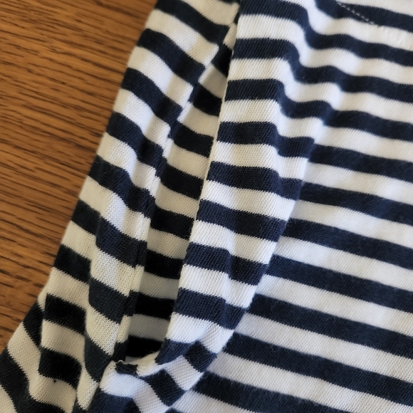 NWT Splendid X Gray Malin Seaside Stripe T Shirt Dress with Pockets 100%… - Picture 9 of 14